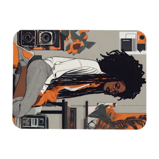 Nubian Swag Magnet (Horizontal)