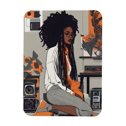 Nubian Swag Magnet (Vertikal)