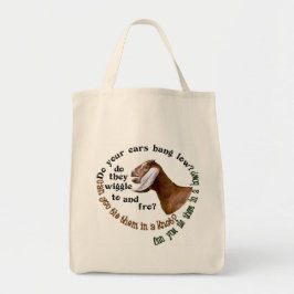 NUBIAN ZIEGE - HÄNGEN IHRE OHREN NIEDRIG? JUMBO STOFFBEUTEL