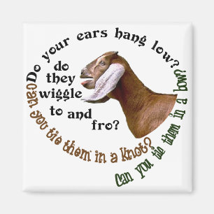 NUBIAN ZIEGE - HÄNGEN IHRE OHREN NIEDRIG? MAGNET