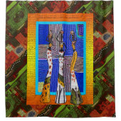 nubisch duschvorhang (Vorderseite)