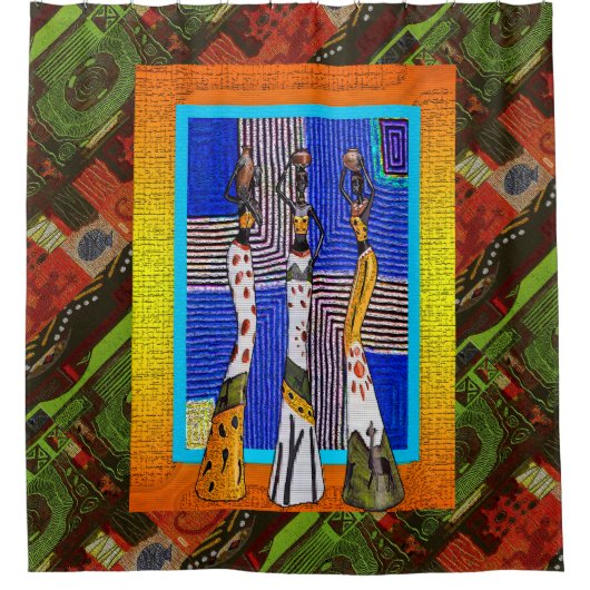 nubisch duschvorhang (Vorderseite)