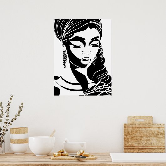 nubisch poster (Küche)