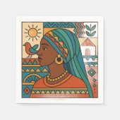 nubisch serviette (Vorderseite)