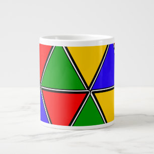 Nubische afrikanische Kunst – Erbe, afrikanischer  Jumbo-Tasse
