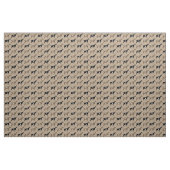 Nubische Milchziegen auf Tan Stoff (Yard (91,4 cm))