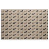 Nubische Milchziegen auf Tan Stoff (Fat Quarter (45,7 x 55,9 cm))