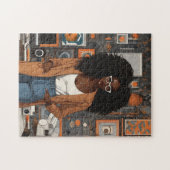 Nubischer Schick Puzzle (Horizontal)