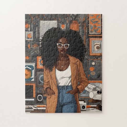 Nubischer Schick Puzzle (Vertikal)