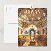 Nubisches Haus Ägypten Postkarte (Vorne/Hinten)