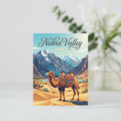 Nubra Valley Indien Postkarte (Stehend Vorderseite)