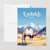 Nubra Valley Indien Postkarte (Vorne/Hinten)
