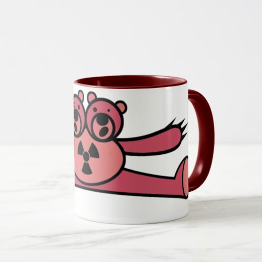 nucBEAR. (Rosa) Tasse (VorderseiteRechts)