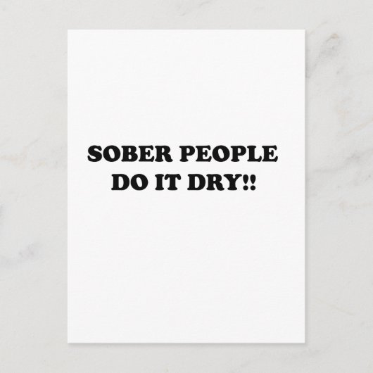 nüchtern postkarte (Vorderseite)