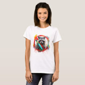 nüchtern, Raccoon, alkoholfrei, alkoholfrei T-Shirt (Vorne ganz)