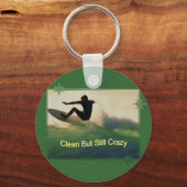 nüchtern und verrückt schlüsselanhänger (Vorderseite)