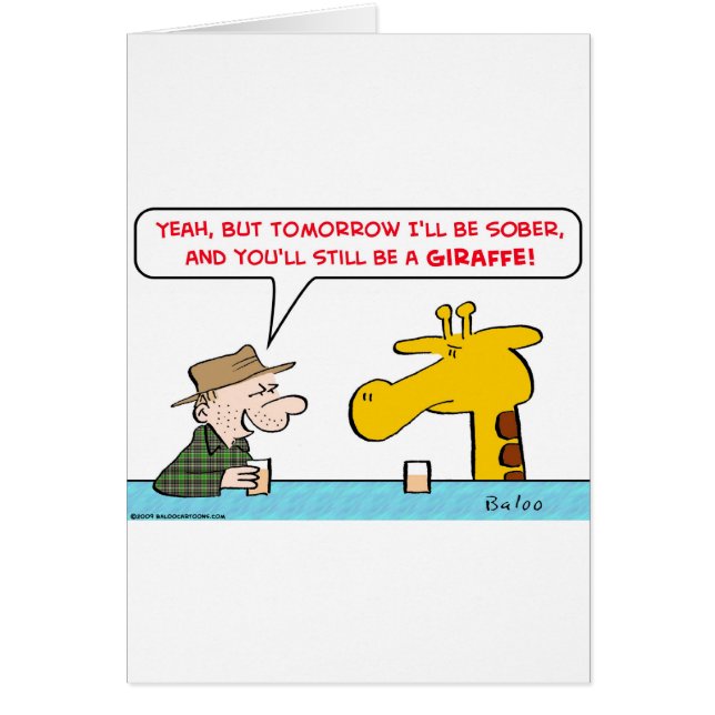 nüchterne Giraffe (Vorne)