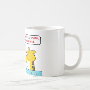 nüchterne Giraffe Kaffeetasse