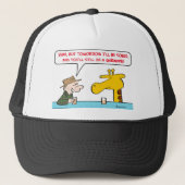 nüchterne Giraffe Truckerkappe (Vorderseite)