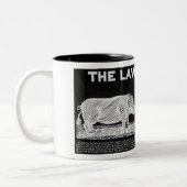 Nüchterne Maine-Tasse Zweifarbige Tasse (Links)