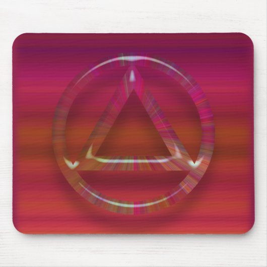 Nüchterne Nüchternheits-Erholungs-Mausunterlage Mousepad (Vorne)