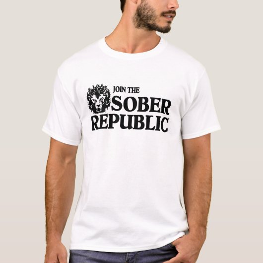 NÜCHTERNE REPUBLIK T-Shirt (Vorderseite)