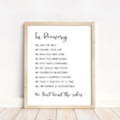 Nüchterne Unterstützung, Erholung der Abhängigkeit Poster