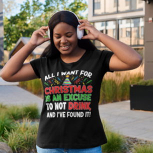 Nüchterne Weihnachtsfrauen T-Shirt
