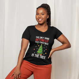 Nüchterne Weihnachtsfrauen T-Shirt