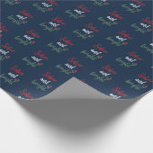 Nüchterne Weihnachtsgeschenke Geschenkpapier (Ecke)