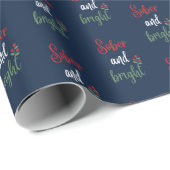 Nüchterne Weihnachtsgeschenke Geschenkpapier (Rolleneckpunkt)