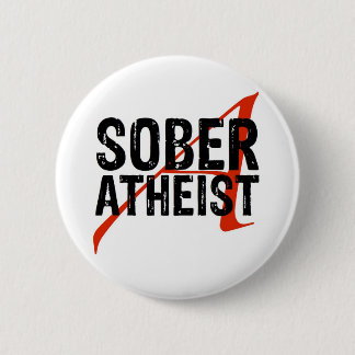 Nüchterner Atheist Button