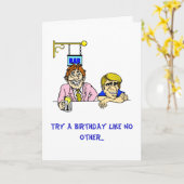 Nüchterner Geburtstag Karte (Gelbe Blume)