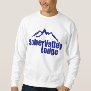 Nüchternes Tal-Häuschen Sweatshirt