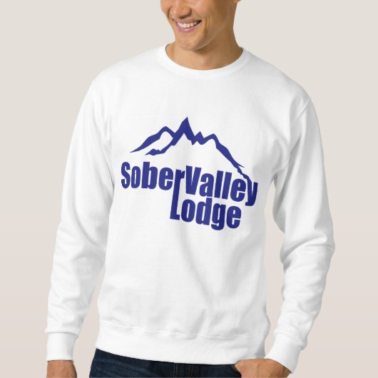 Nüchternes Tal-Häuschen Sweatshirt (Vorderseite)