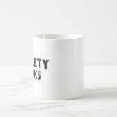 Nüchternheit-Felsen Kaffeetasse (Mittel)