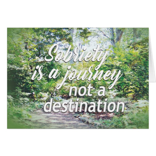 Nüchternheit ist eine Reise 18a (Vorderseite (Horizontal))