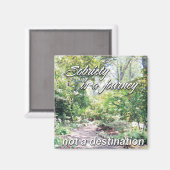 Nüchternheit ist eine Reise Magnet (Vorderseite/Rückseite)