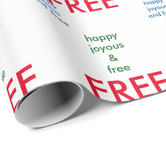 Nüchternheit-Packpapier! Geschenkpapier