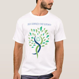 Nüchternheit suchen, Gelassenheit finden - Slogan- T-Shirt