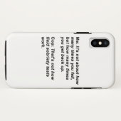 Nüchternheitstest Case-Mate iPhone Hülle (Rückseite (Horizontal))