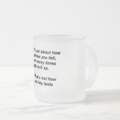 Nüchternheitstest Mattglastasse (VorderseiteRechts)