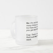 Nüchternheitstest Mattglastasse (Vorderseite Links)