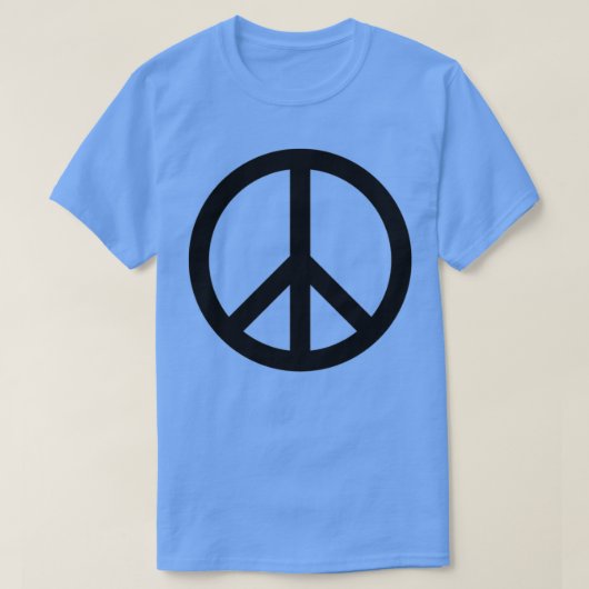 Nuclear Disarmament Peace Symbol T-Shirt (Design vorne)