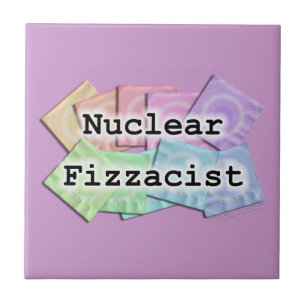 Nuclear Fizzacist Barkeeper-Unterlegkachel Fliese