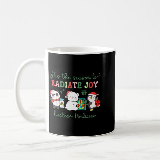 Nuclear Medicine Tech Christmas Holiday Radiology  Kaffeetasse (Links)