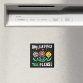 Nuclear power yes please smiling flowers magnet (In Situ (Geschirrspüler))