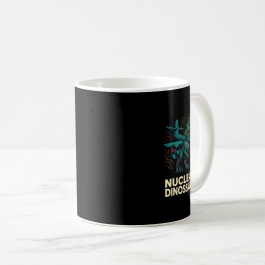 Nuclearo Dinossauro - Funny Italian Brainrot Kids Kaffeetasse (VorderseiteRechts)