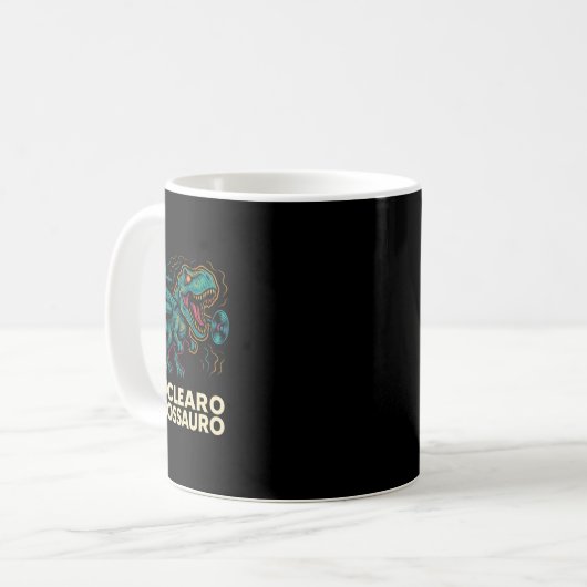 Nuclearo Dinossauro - Funny Italian Brainrot Kids Kaffeetasse (Vorderseite Links)