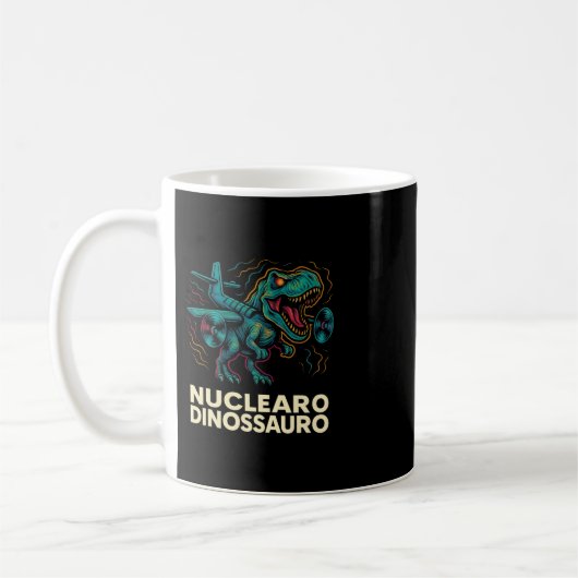Nuclearo Dinossauro - Funny Italian Brainrot Kids Kaffeetasse (Links)